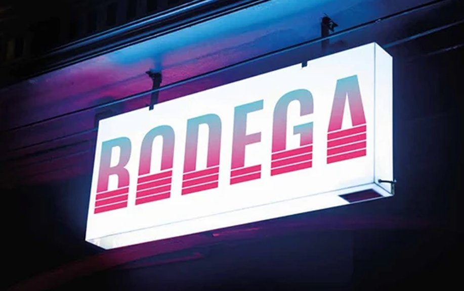BODEGA 간판 컬러